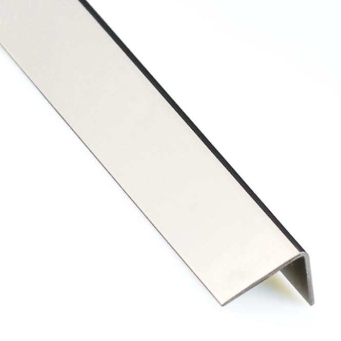 Eckprofil Selbstklebend  Aluminium Elox Stahl  11x11x1x1000