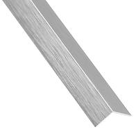 Eckprofil Selbstklebend  Luminium Elox Gebürstet 19,5x19,5x1,5x1000