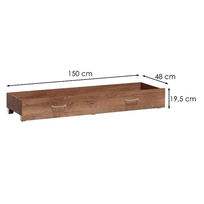 Schublade Antica 150cm Esche Helle