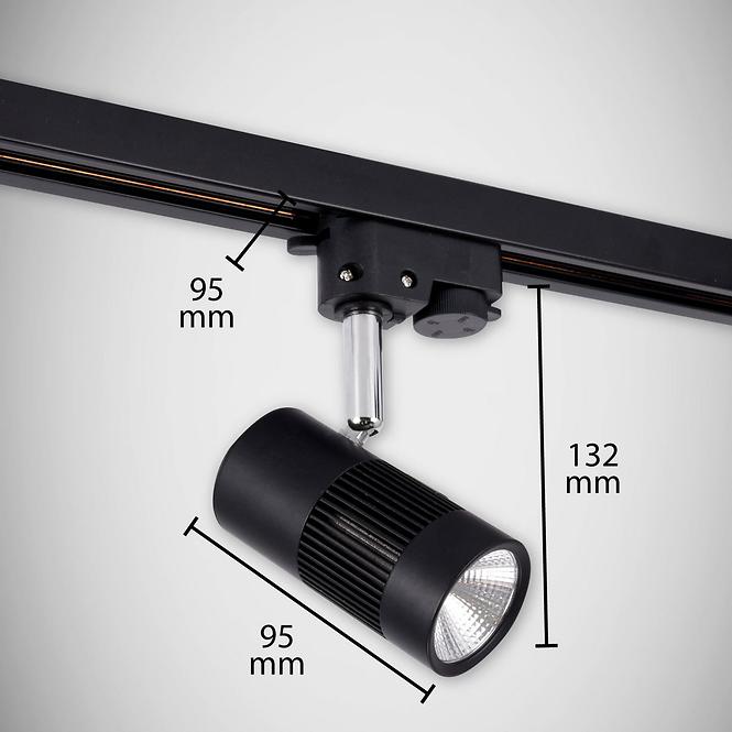 Lampe HL836L BLACK LED 8W K1