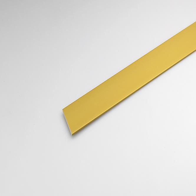 Profil Flach Aluminium Elox Gold 30x1000
