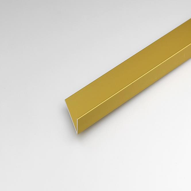 Eckprofil Aluminium Elox Gold 20x10x1000