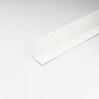 Eckprofil PVC Grauer Satin 10x10x1000