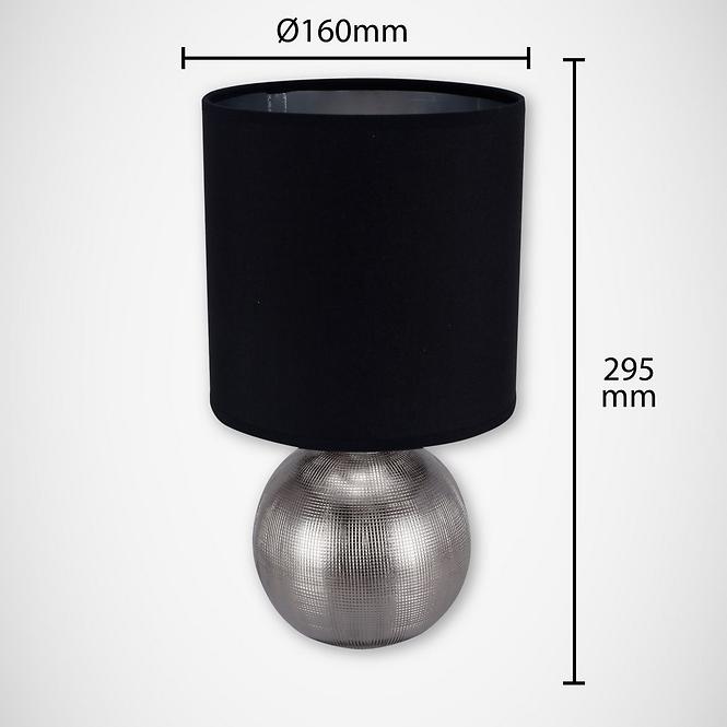 Lampe Perlo E14 stříbrný/černá 03290 LB,3