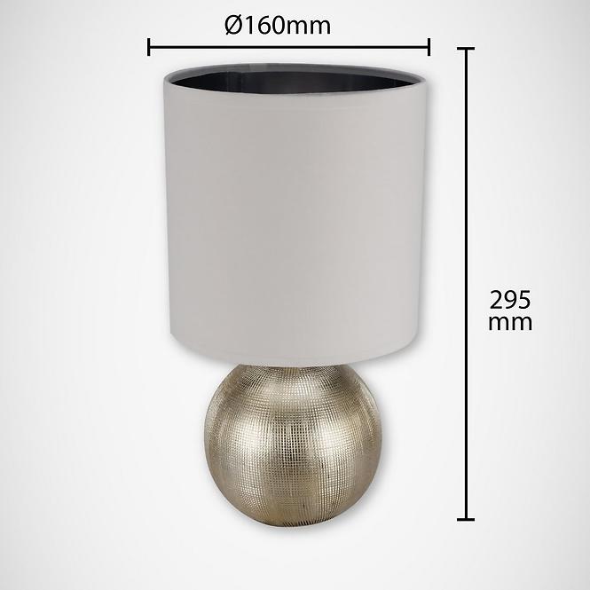Lampe Perlo E14 gold/bílý 03291 LB,3