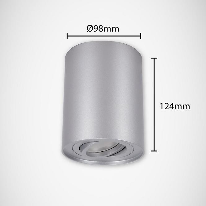 Leuchte HARY C GU10 SILVER 0371 K1,3