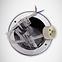 Leuchte HARY C GU10 SILVER 0371 K1,7