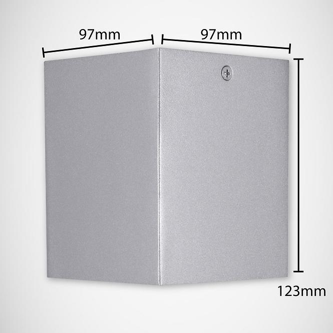 Leuchte HARY D GU10 SILVER 03715 K1,3