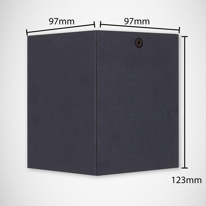 Leuchte HARY D GU10 BLACK 03716 K1,3