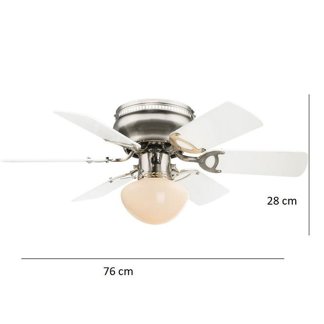 Deckenventilator 0307W 1*E27 PL1