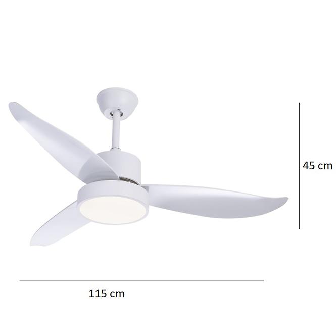 Deckenventilator 03600 LED 18W PL1