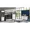 Tisch Lenox 75,9x90,4 Weiß/Beton,5