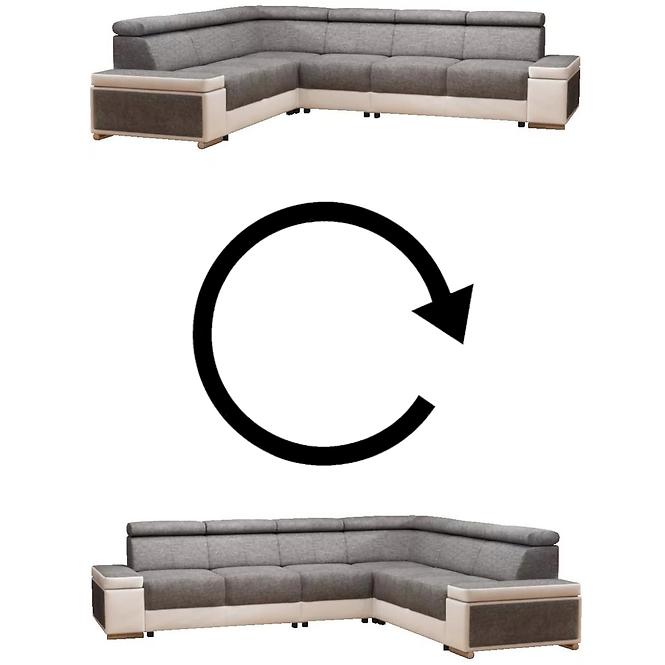 Ecksofa Ester Alfa 13 + Madryt 120