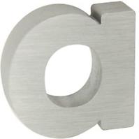 Aluminium Nummer 3D Silber matt A RN.100LV 