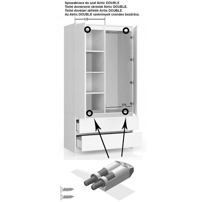 Verlangsamung der doppelten Garderobe