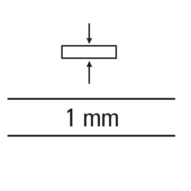 Fliesenkreuze 1MM 150 ST.