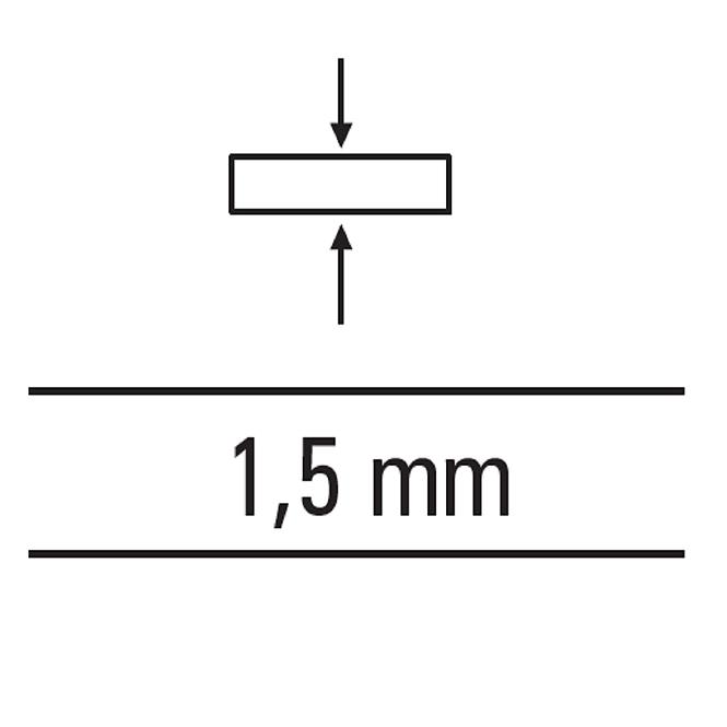 Distanzkreuze mit Griff  1,5mm (100st.)