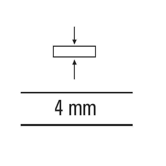 Distanzkreuze mit Griff 4mm (70st.),4
