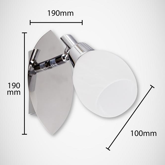 KINKIET HL715 CHROME  K1