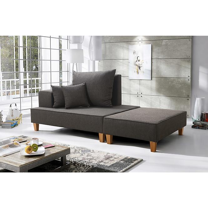 Sofa Daren L + Fußstütze Portland 95