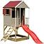 Kindergartenhaus Veranda 280 cm mit Rutsche