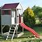 Kindergartenhaus Veranda 280 cm mit Rutsche,5