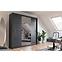 Schrank Porto-2 203cm Grafit/Spiegel,3