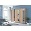 Schrank Nadia 278cm Spiegel Kraft Golden,5