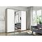 Schrank Amelia 278cm Spiegel Eiche Sonoma/Weiß,5