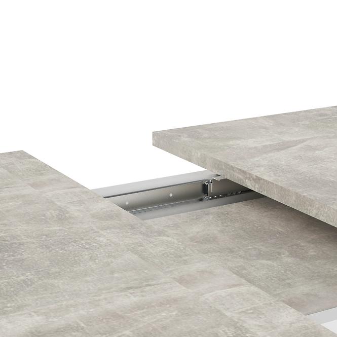 Tisch Grays 134x90+40 Weiß/Beton