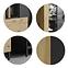 Tv Tisch Lucas 155cm Eiche Artisan/Schwarz,5