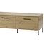 Tv Tisch Lucas 155cm Eiche Artisan/Schwarz,8