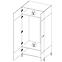 Schrank Lucas 70 Eiche Artisan/Schwarz Mat,4