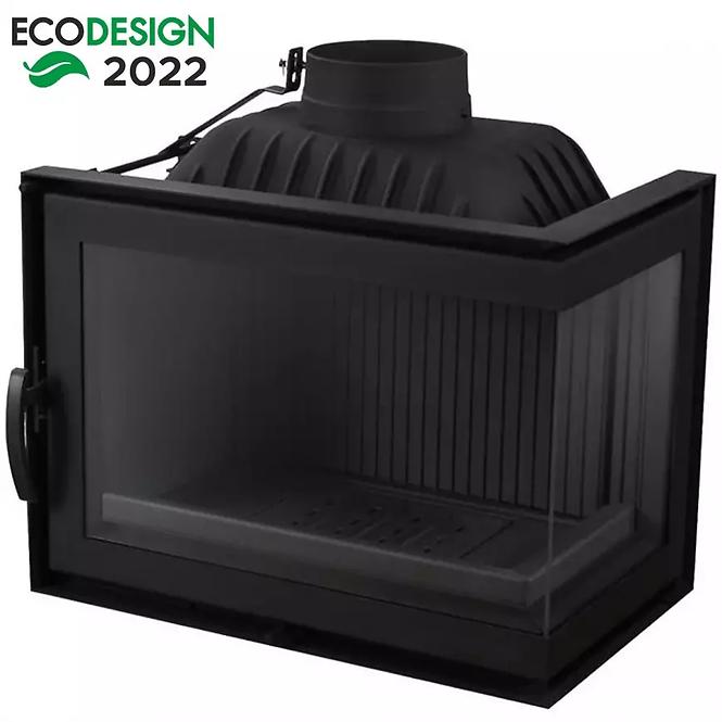 Kamineinlage Fiorina Ecke 13kW Glas rechts