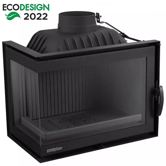 Kamineinlage Fiorina Ecke 13kW Glas links