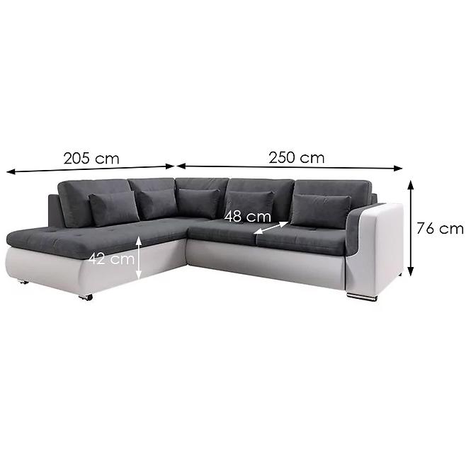 Ecksofa Fado L linke Paros 06+Madryt 120