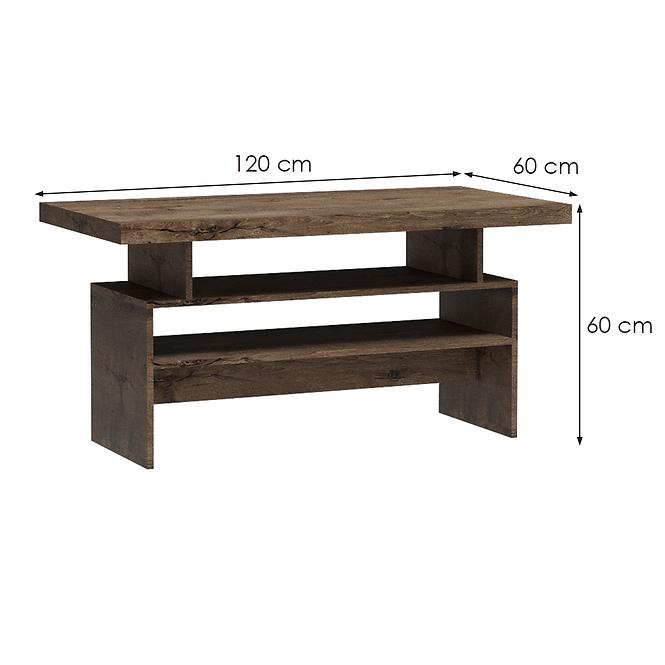 Couchtisch Indianapolis 120cm Asche