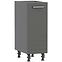 Küchenschrank Paula Grau D40 /L Bb
