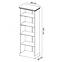 Regal Royal 68cm Kiefer Nord/Eiche, RW,2
