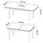 Tisch Royal 160x90+43 Kiefer Nord/Eiche, ST,2