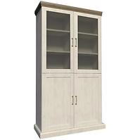 Vitrine Royal 87cm Kiefer Nord/Eiche, W4D