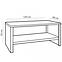 Couchtisch Montana 120cm Eiche Lefkas, ST,2