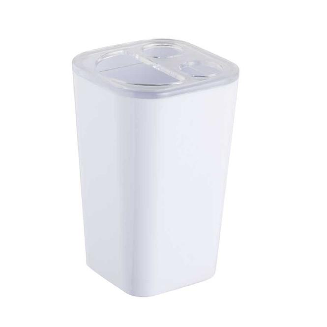 Bürstenbecher „Simple” Weiss 06349