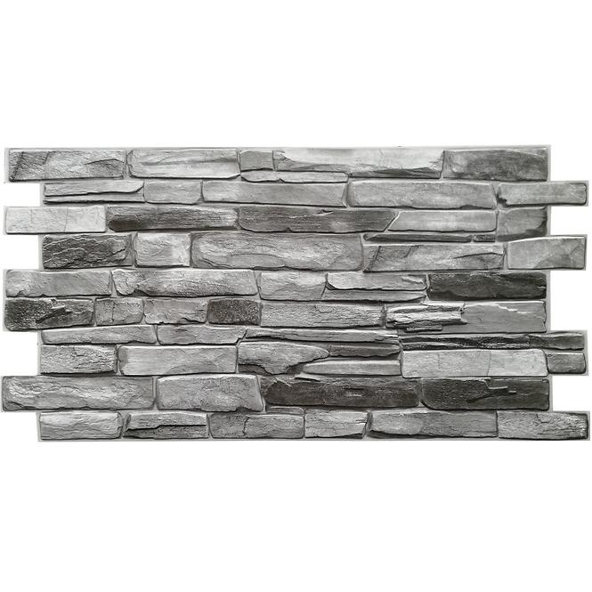 Wandplatte PVC Grey Stone 98x49,8 cm