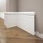 Sockelleiste LPC-30-T101 Weisser Satin