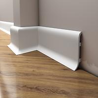 Sockelleiste LPC-40-T101 Weisser Satin