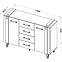 Kommode Lofter 135cm Eiche Wot/Beton Mill,2