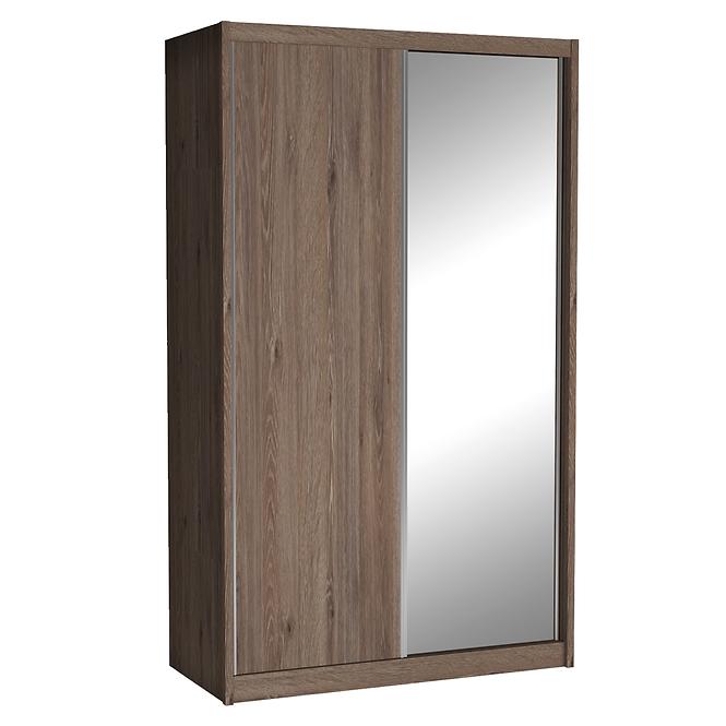 Schrank Mit Spiegel Karol 143cm Eiche