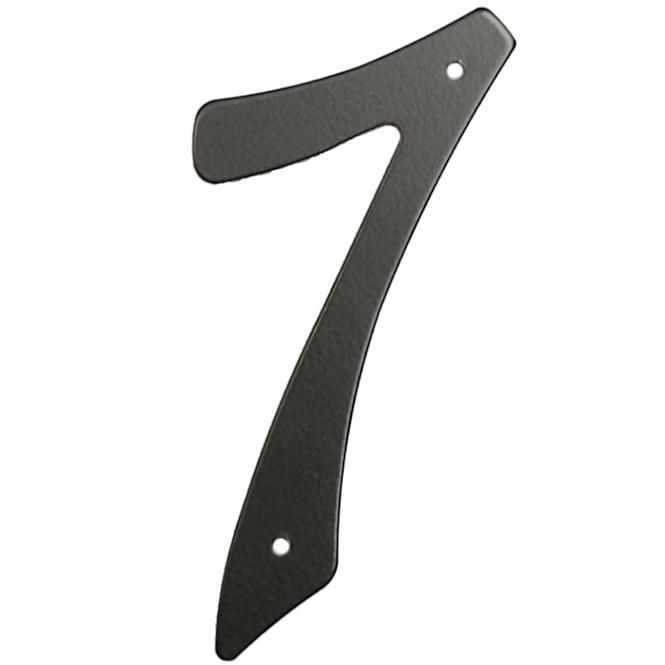 Aluminium Nummer 2d schwarz rn.105hr.7.AL.c           