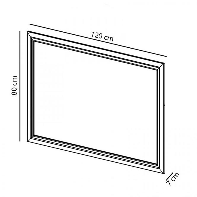 Spiegel Royal 120cm Kiefer Nord/Eiche, LS